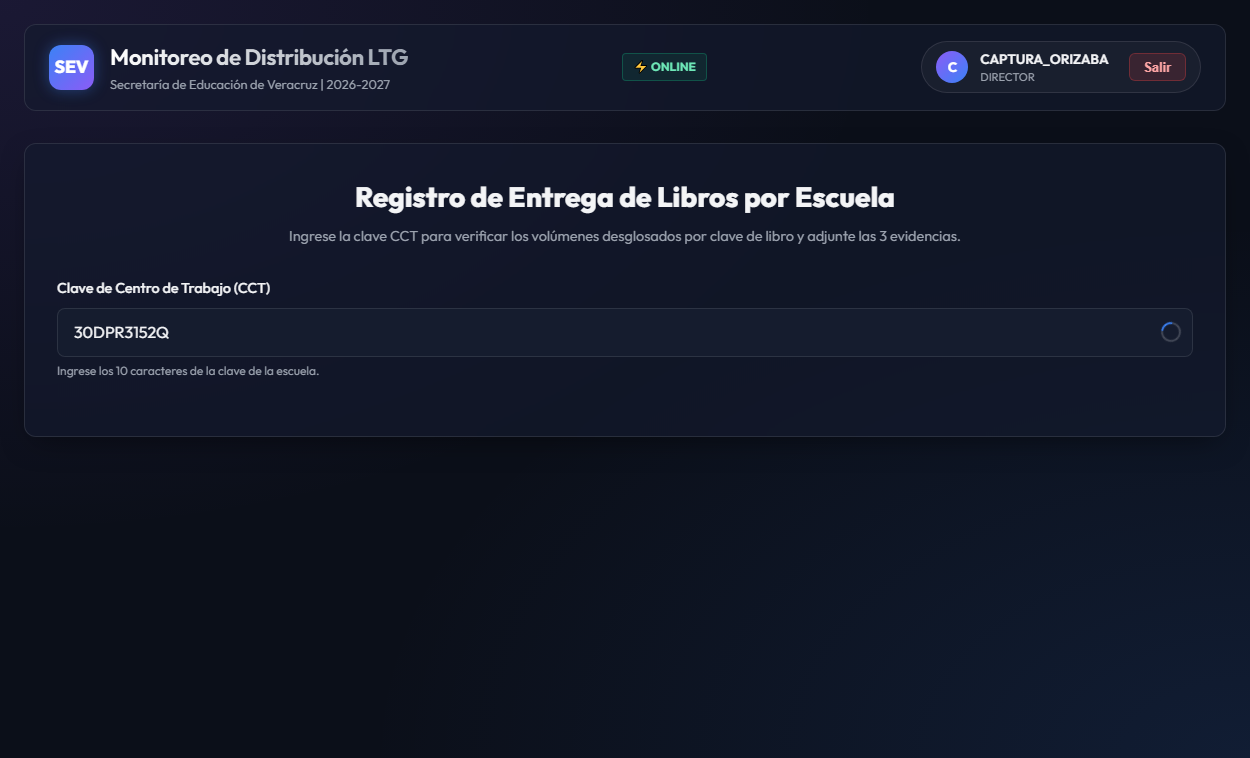Formulario de Captura y Ficha Técnica de la Escuela